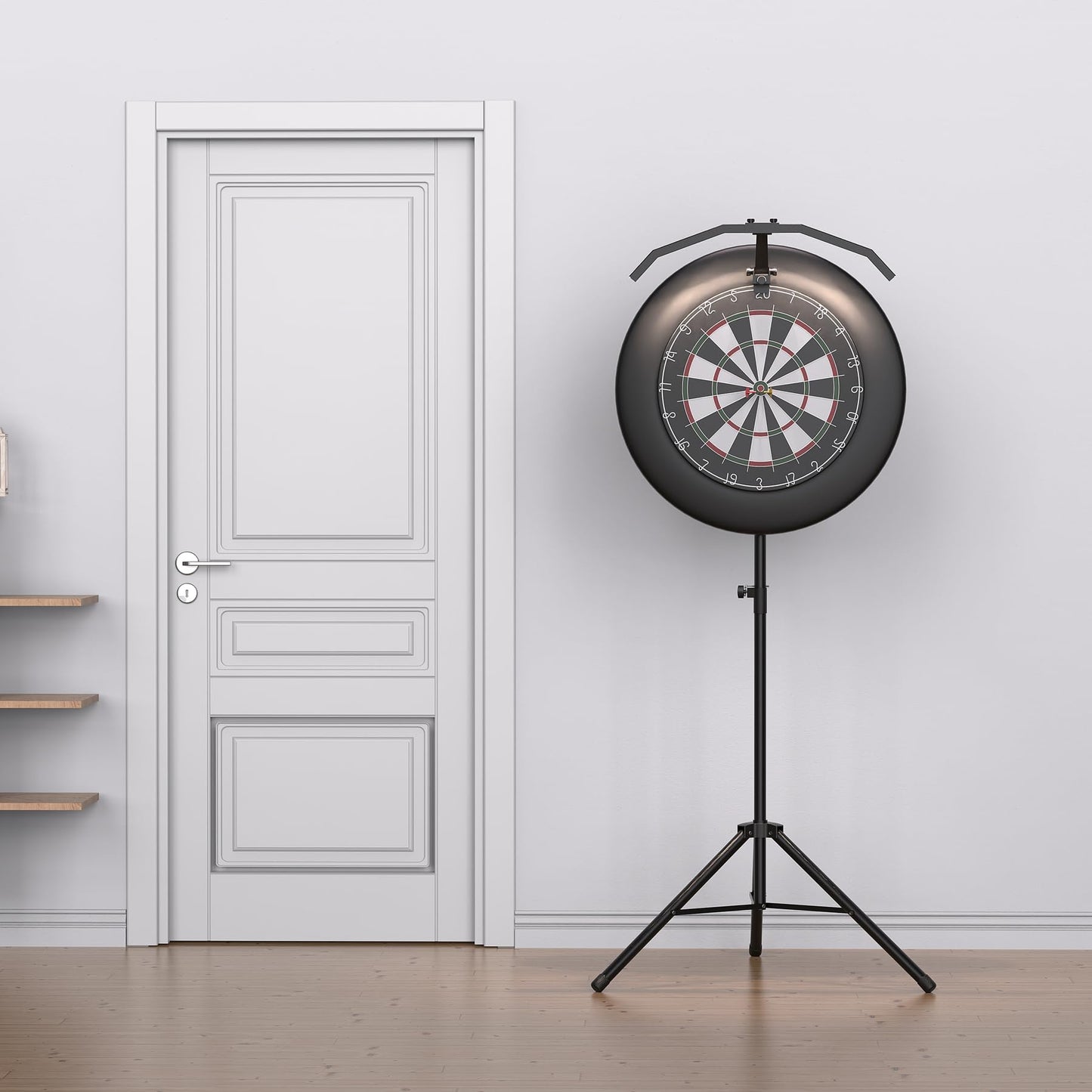 Suport dartboard SOLLA ajustabil metalic 173 cm, tripod portabil