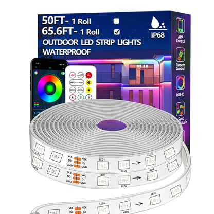 Banda LED Outdoor Magic Lantern 20 M IP68 RGB Bluetooth 24V