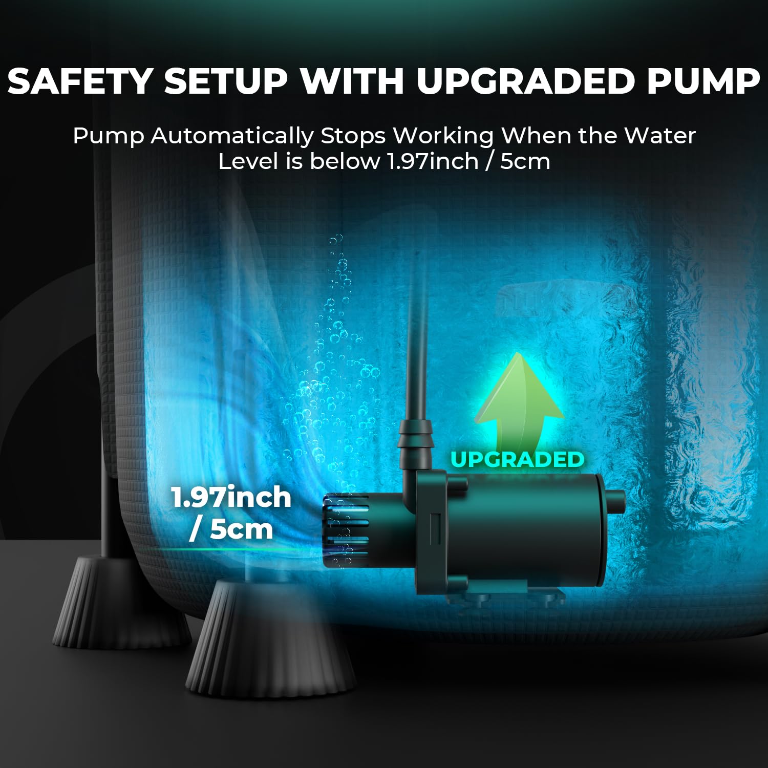 MARS HYDRO Automatic Watering Watering System Indoor with Foldable 50 L Bucket, Improved 24 W Water Pump, 8 Drip Nozzles, Garden Watering System for Indoors, Lawn, Greenhouse, Yard