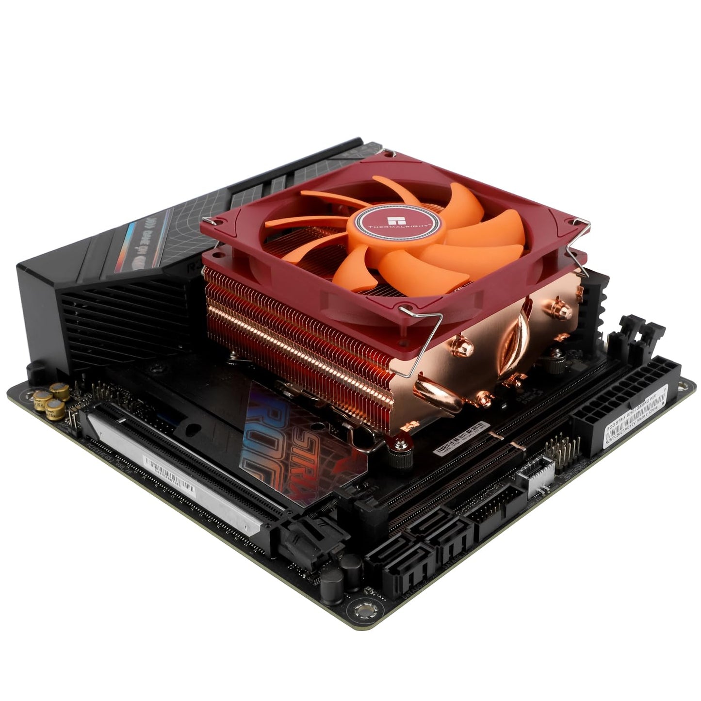 Thermalright AXP90-X53 Full Copper Cooler CPU Low Profile 53mm, Ventilator 2700RPM Silentios, Compatibil AM4/AM5/Intel 1700