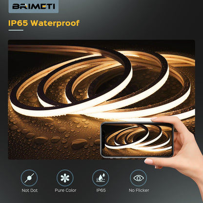 Banda LED BRIMETI 30 m IP65 4000K 230V flexibila impermeabila
