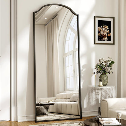 Oglinda corp Koonmi Iron Edge 165x60 cm rama neagra curbata