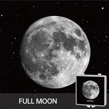 Moon and Stars: Discs for POCOCO Galaxy Projector, 5K Ultra HD, Semiconductor Lithography (6 discs)