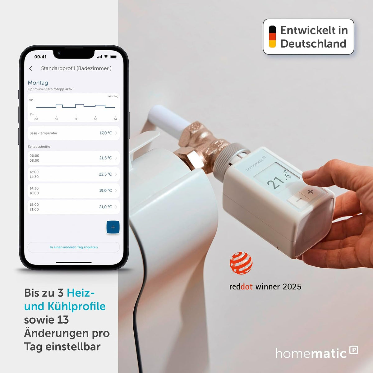 Termostat pentru radiator Homematic IP Flex