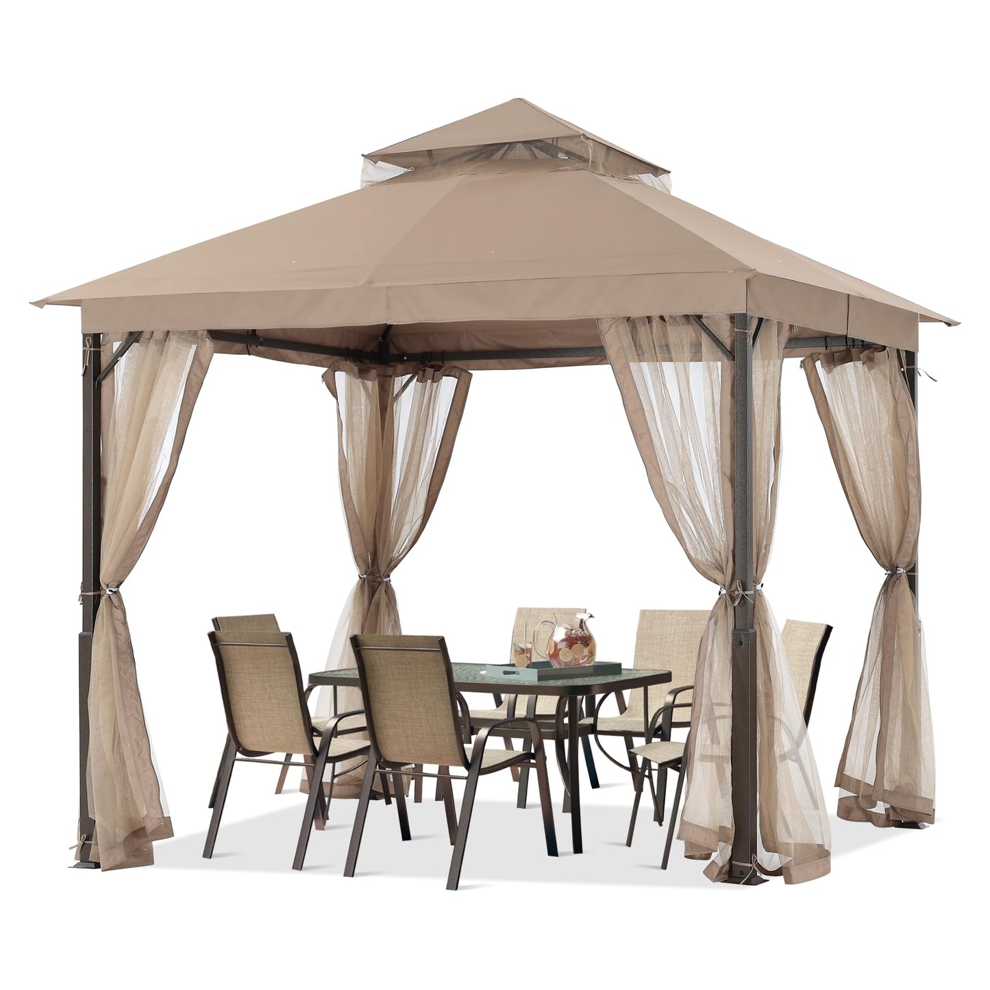 Foisor ABCCANOPY DP Gazebo26 2.5x2.5 m, plasa, impermeabil