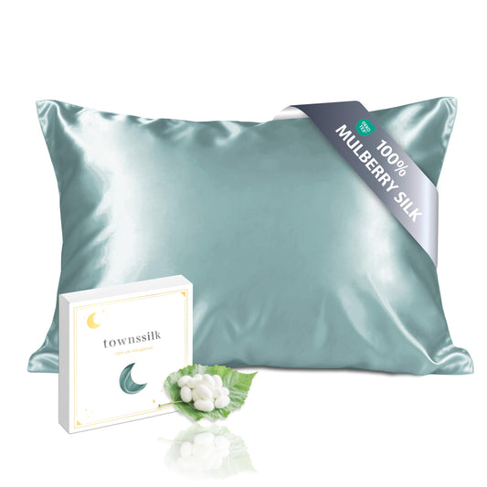 Husa perna townssilk HU-XI-201 matase mulberry 19 momme 40x60 cm