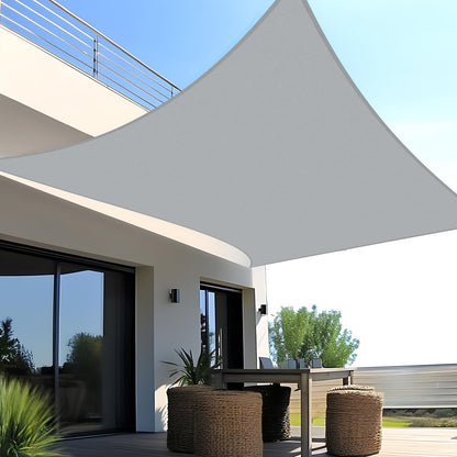 SUNNY GUARD Sun Shade Sail Triangle 4x4x4m Waterproof UV Block for Garden Outdoor Patio - Sand