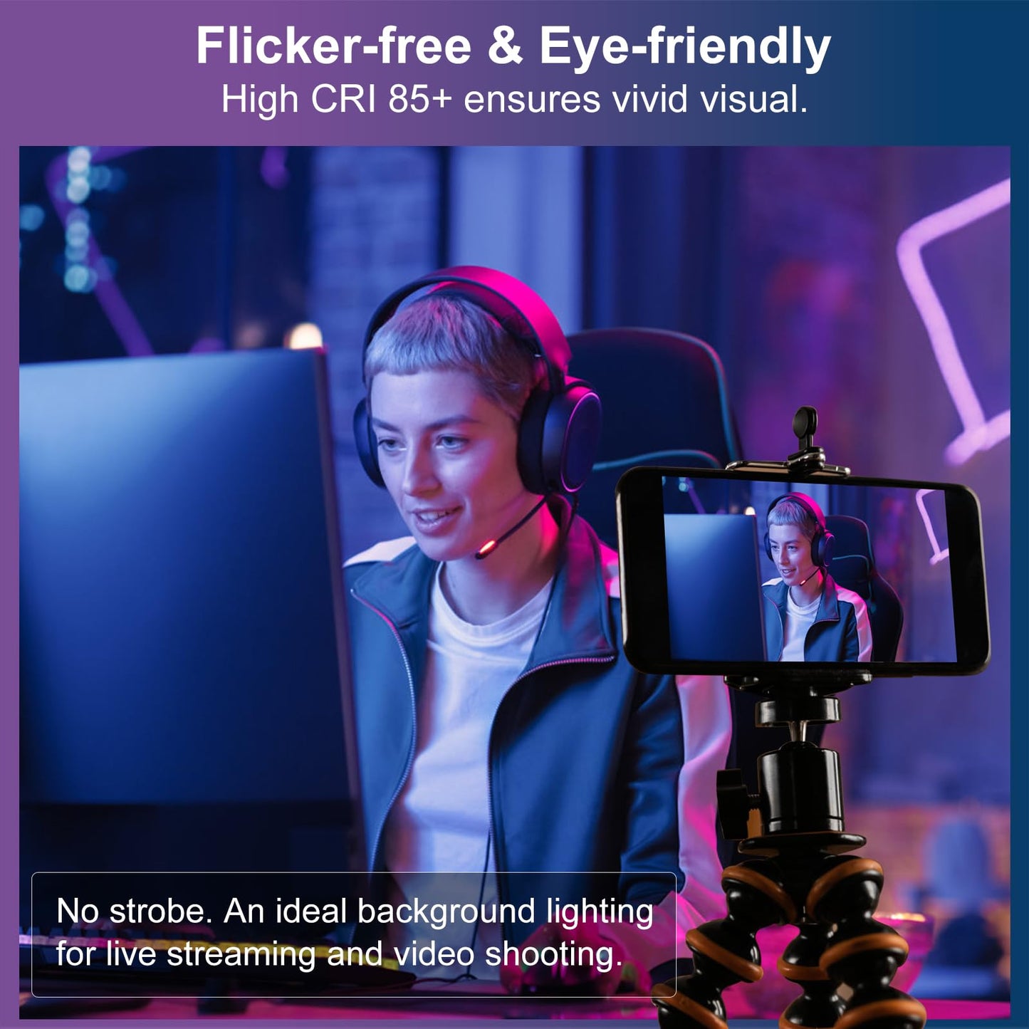 Spot LED DUSKTEC RGB Alexa 10W 1000 lm Bluetooth APP