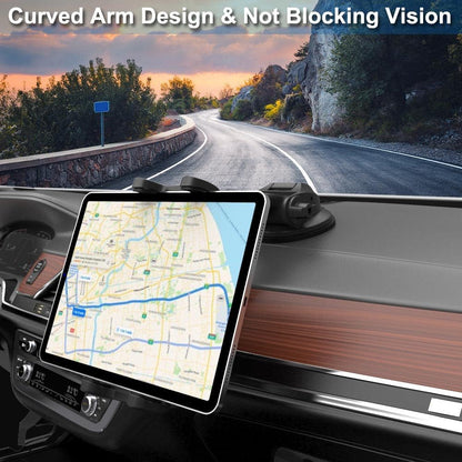 Cuxwill Tablet Halterung Auto Armaturenbrett Halter for 4-13 Zoll iPad Handy, Truck KFZ Pkw Windschutzscheibe mit Saugnapf für iPad Pro 12.9 iPad Air Mini, Samsung Tab, Kindle Fire HD, iPhone