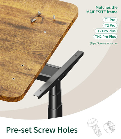 Blat birou MAIDeSITe Table Top 140x70x2.5 cm vintage