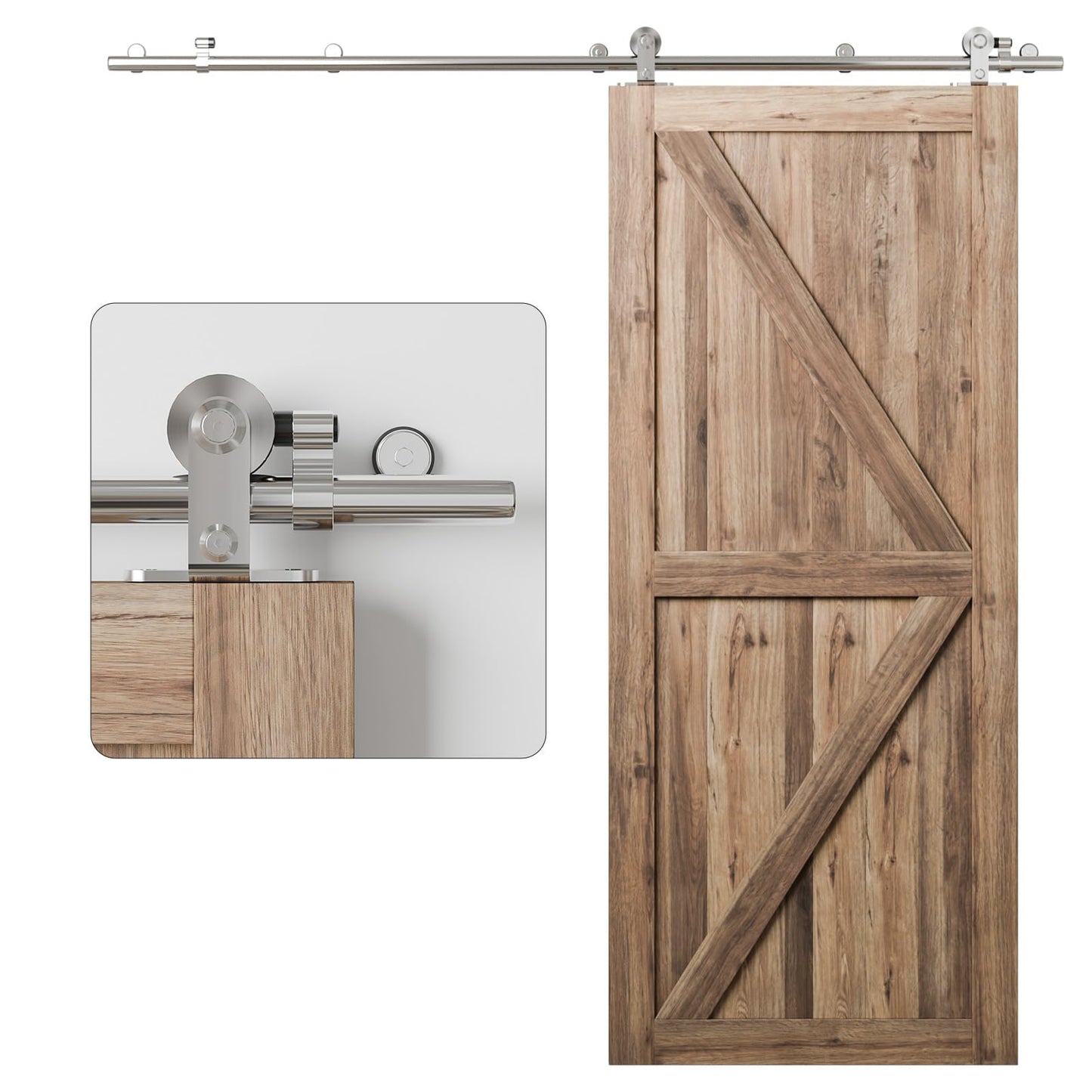 Sistem usa glisanta WOLFBIRD 183 cm otel inoxidabil 110 kg