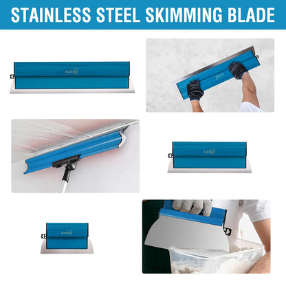 Set spaclu KATSU Tools 333177 inox 25+40+60 cm maner telescopic