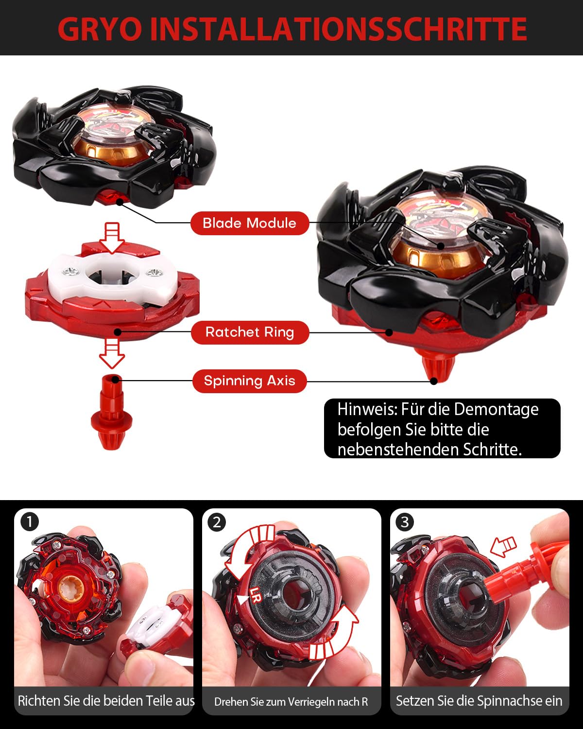 Jucarie titirez Set spinning top DEZAWRTY X4-12 piese cu 12 topuri si 2 lansatoare
