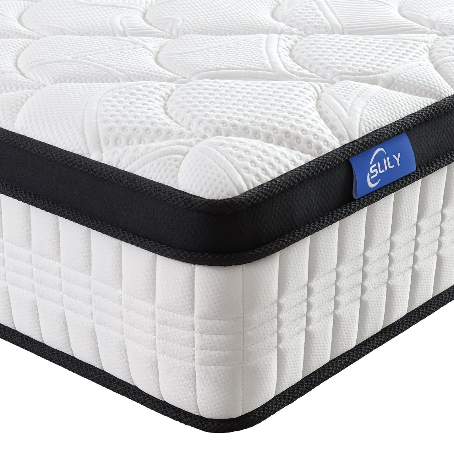 Saltea ortopedica Slily 160x200 cm, 24cm grosime, fermitate medie H3-H4 7 zone cu spuma confort