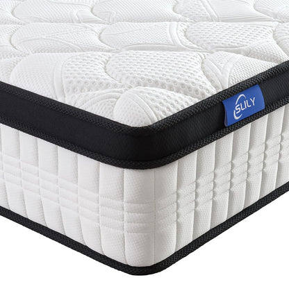Saltea ortopedica Slily 160x200 cm, 24cm grosime, fermitate medie H3-H4 7 zone cu spuma confort