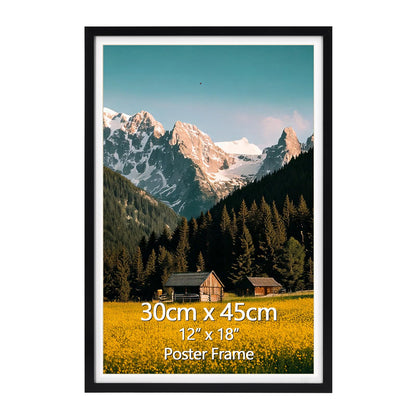 Rama poster EYMPEU 61 x 91.5 cm aluminiu negru montare perete