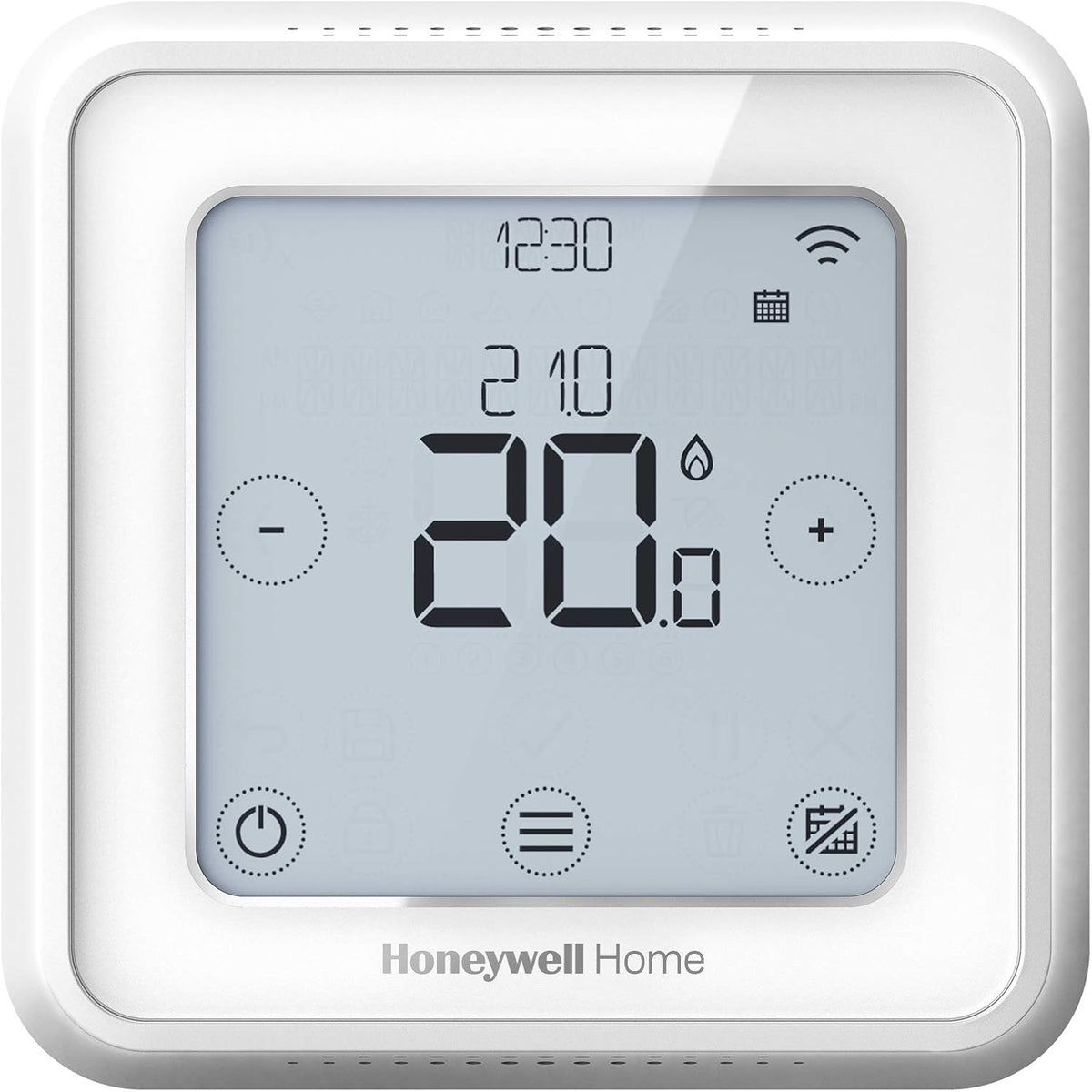 Termostat inteligent WiFi Honeywell Home T6 Y6R910WF6068, alb, 10,3 x 10,3 cm