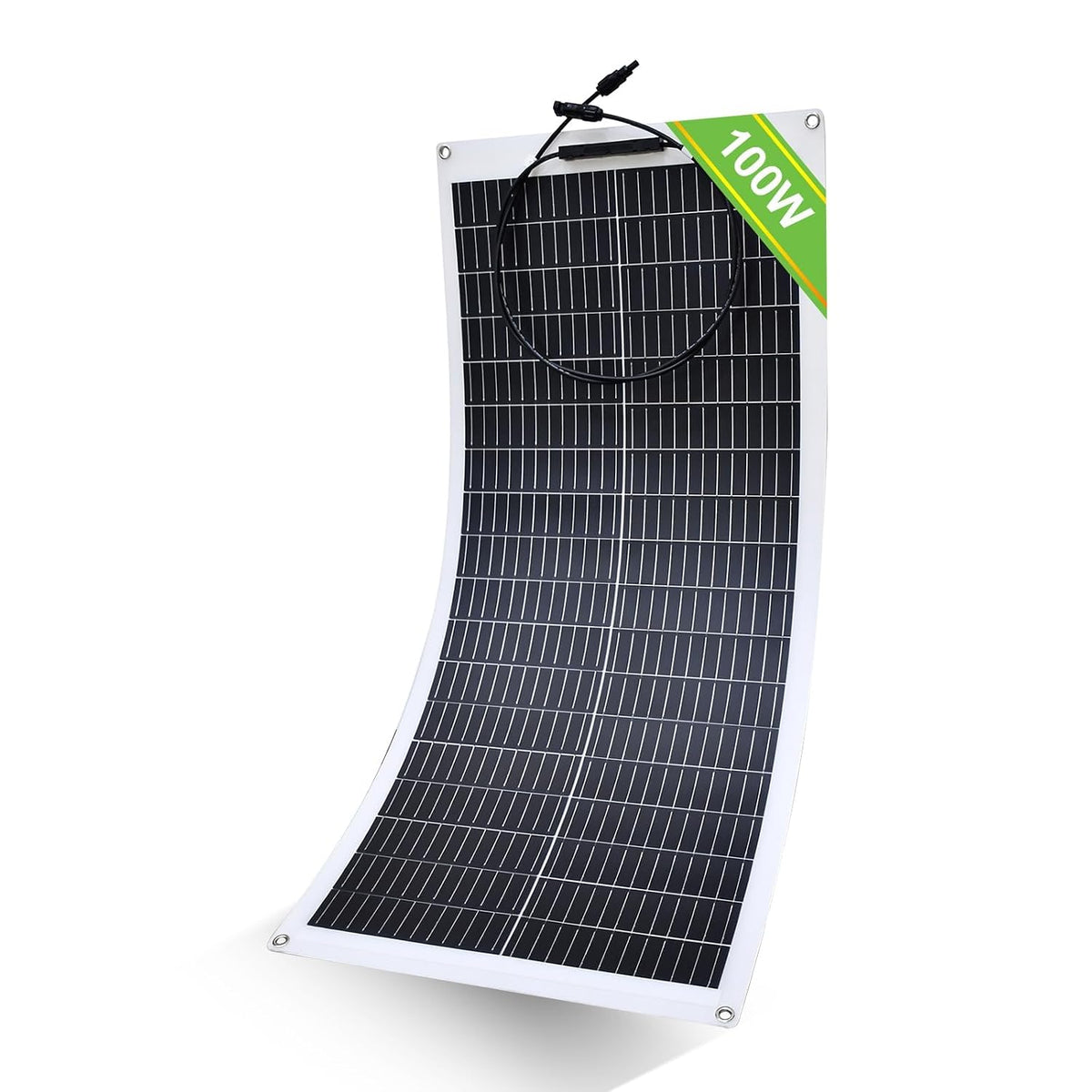 Panou solar flexibil monocristalin ECO-WORTHY 100 W, 12 V, cu cablu de incarcare