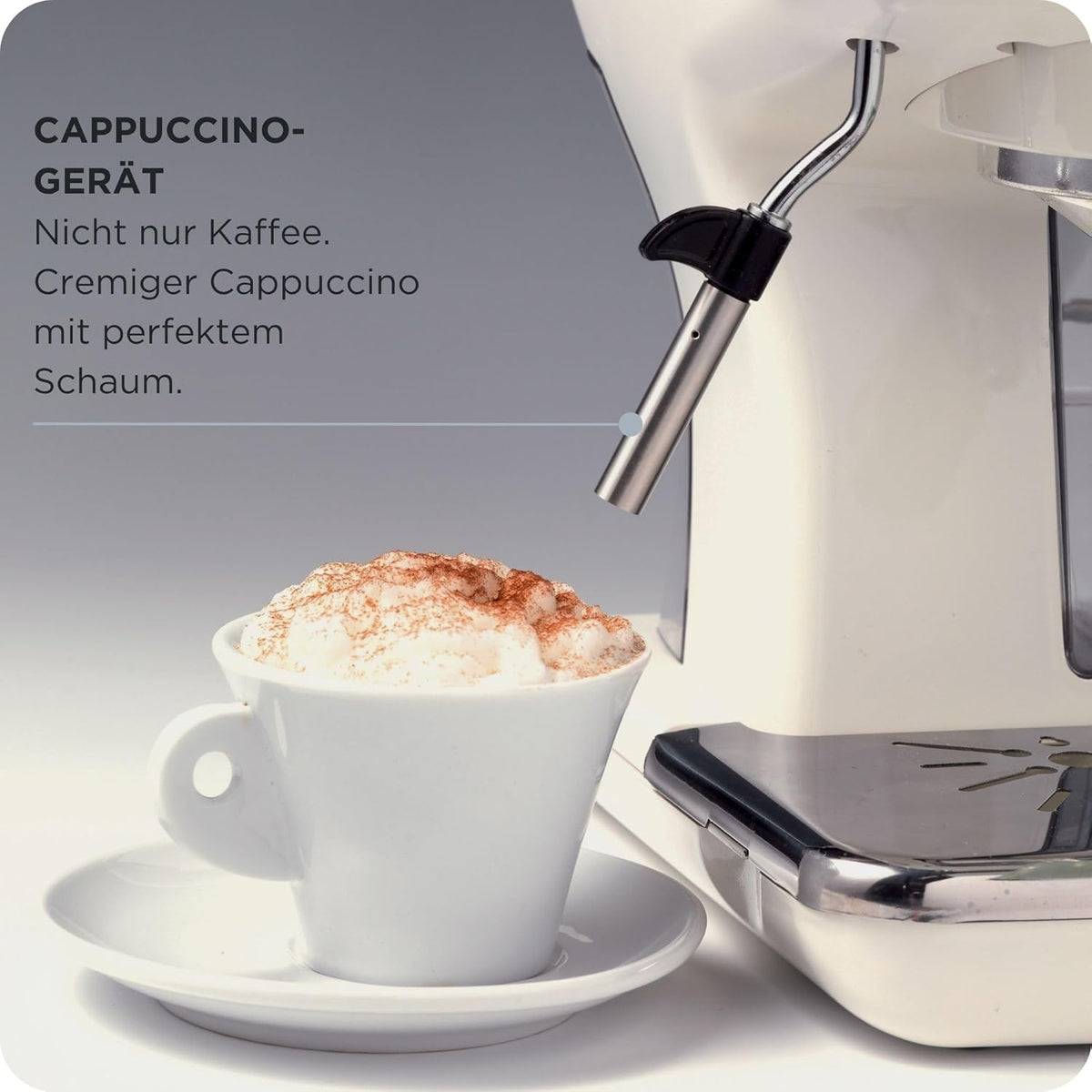 Espressor Ariete Vintage cu sita si duza pentru spumare lapte