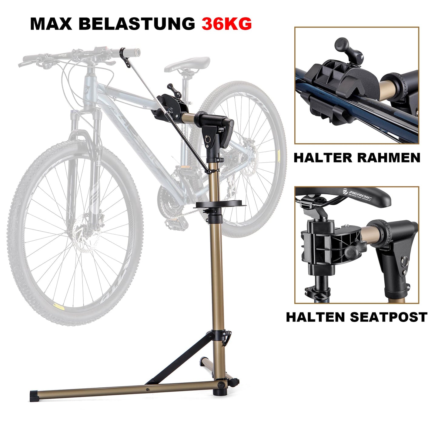 Suport reparatii biciclete CXWXC T355 36 kg, 360, pliabil