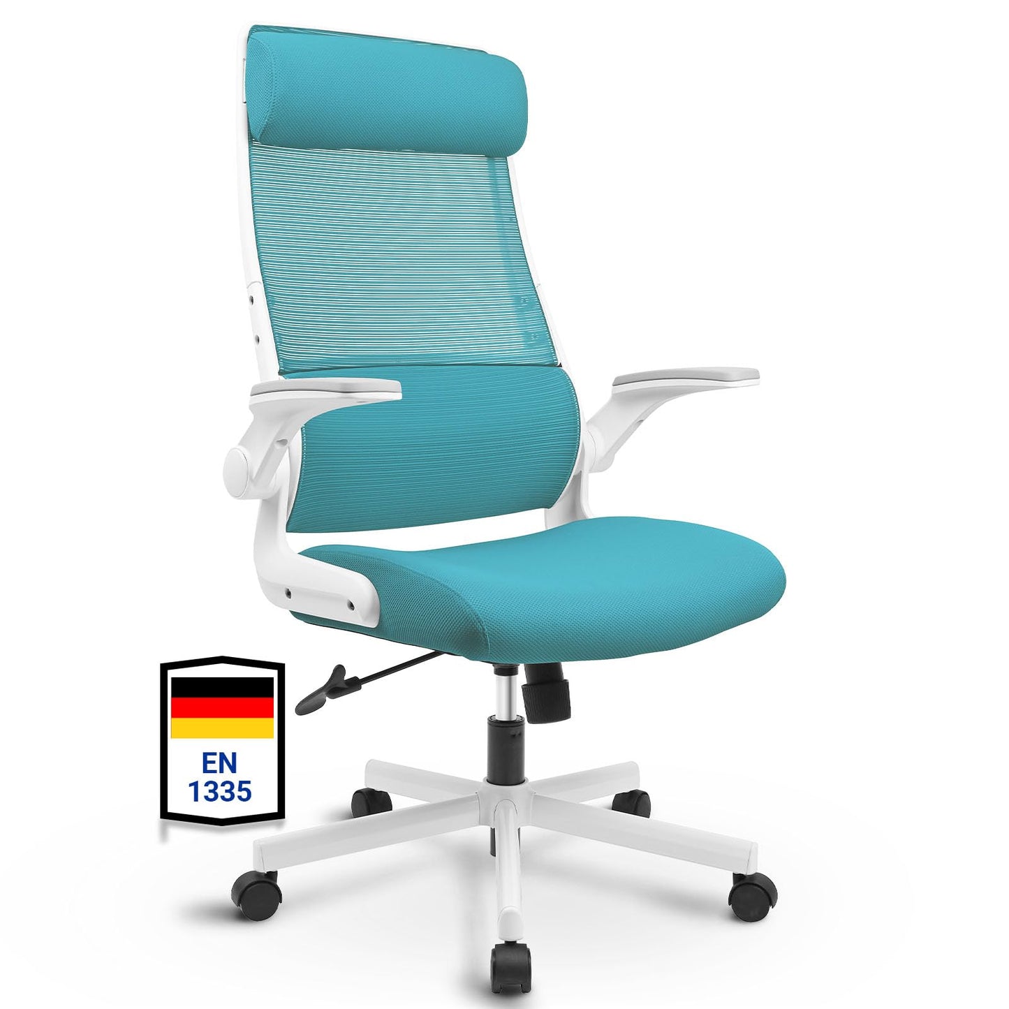 Scaun de birou MELOKEA CHAF018G ergonomic cu tetiera reglabila