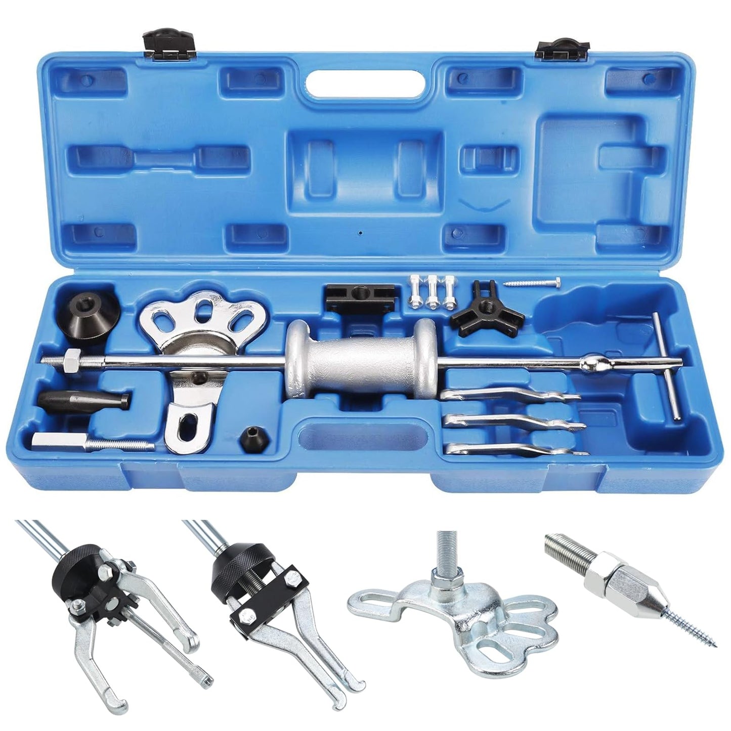 Extractor cu ciocan culisant FreeTec ZY0016 8 functii pentru rulmenti