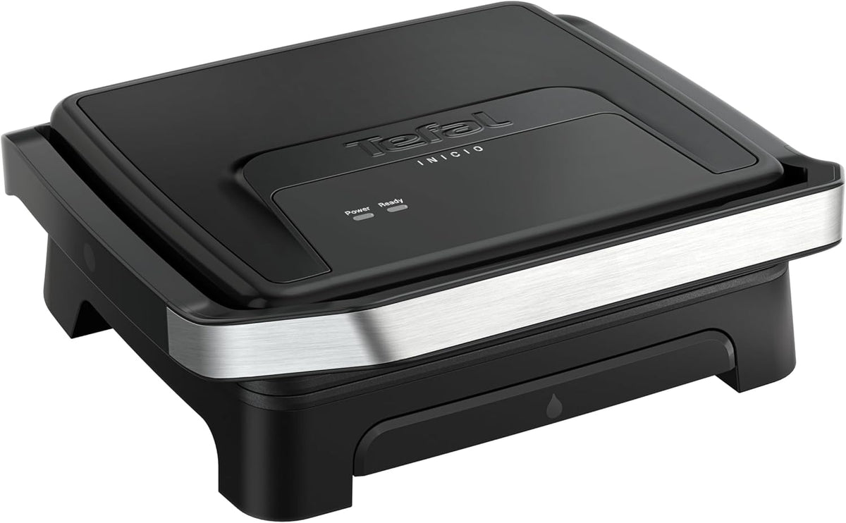 Grill de contact si panini Tefal Inicio Classic 2 in 1, 2000 W, negru