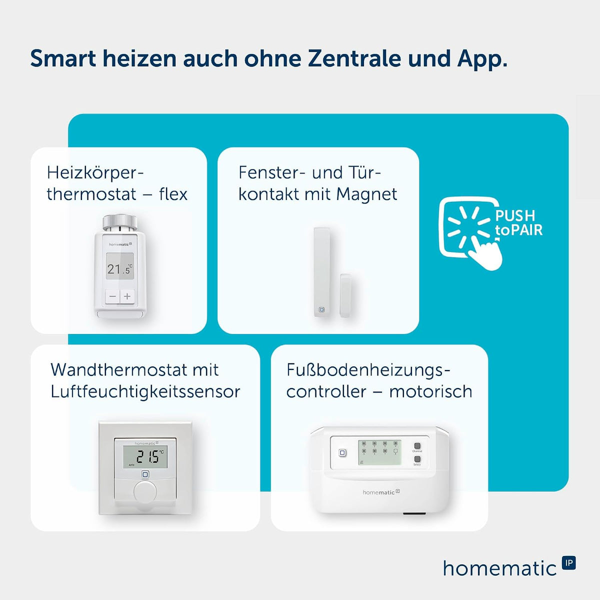 Termostat pentru radiator Homematic IP Flex