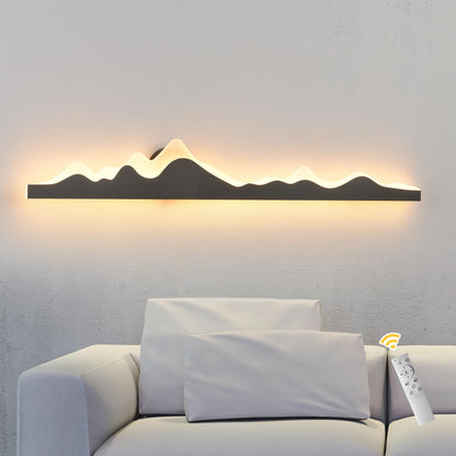 Aplica LED GEADI 115cm 16W cu telecomanda, dimabila, aurie
