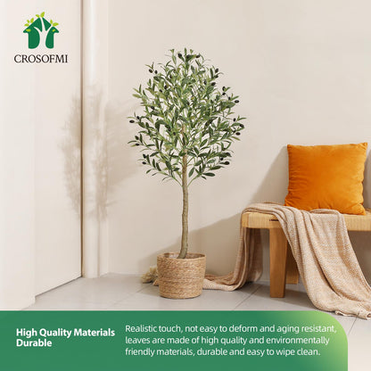 Planta artificiala maslin CROSOFMI Olive 120 cm decor interior exterior