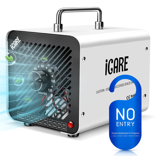 Generator de ozon 30000 mg/h + ioni negativi | Timer 120 min, 300 mp