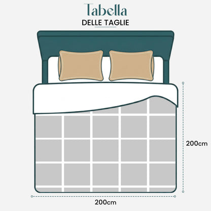 Pilota Utopia Bedding EU0021 200 x 200 cm microfibra alba