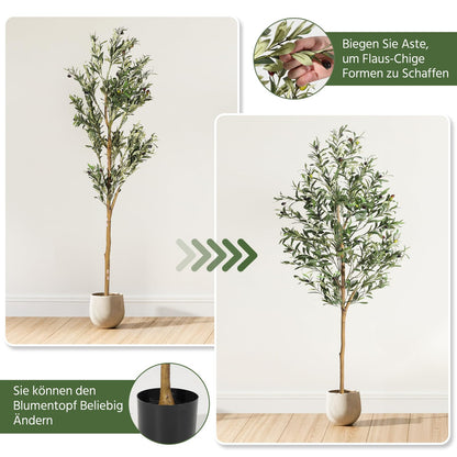 Maslin artificial HAUSPROFI 180 cm realist