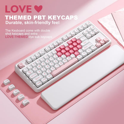 Tastatura mecanica YUNZII B87 Wireless 87 taste RGB hot-swap