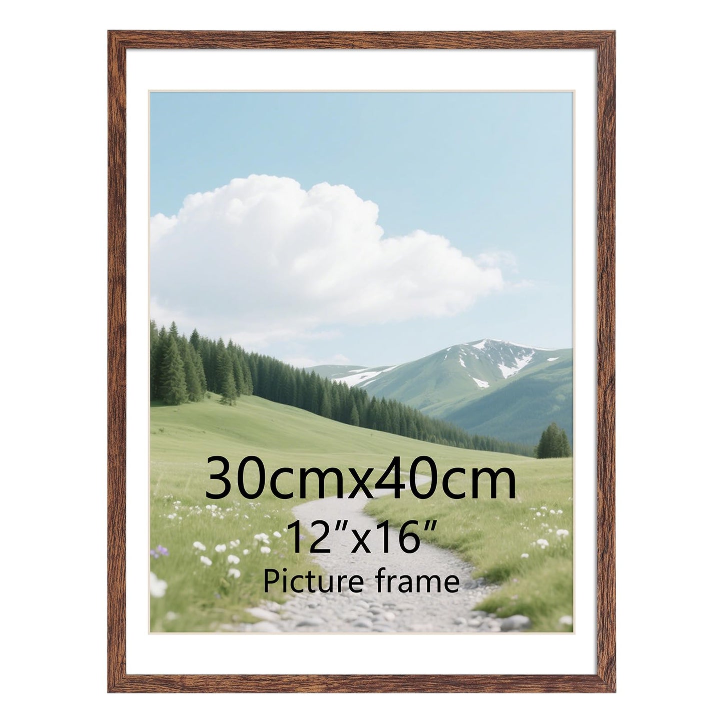 Rama poster EYMPEU 61 x 91.5 cm aluminiu negru montare perete