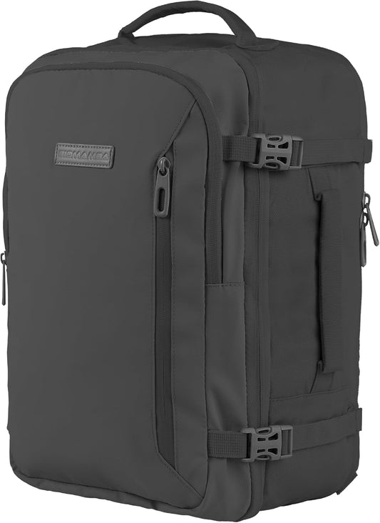 BidMamba Hand Luggage Backpack Suitable for Ryanair Hand Luggage 40 x 20 x 25 I Waterproof Travel Backpack Women & Men – Travel Backpack Hand Luggage Aeroplane with Laptop Compartment l Travel