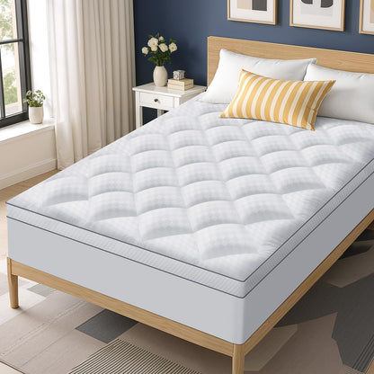 Topper saltea Autsel B103-027 Memory Foam 160x200 cm 1000 gsm