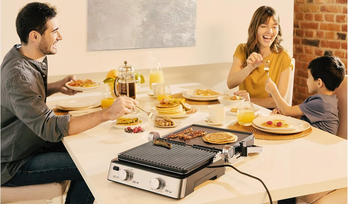 Grill electric Braun MultiGrill 7 CG7020 3 in 1, 2000 W, 230 C