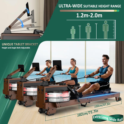 Aparat vaslit VOWVIT V-W3 lemn apa pliabil 175 kg Bluetooth