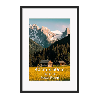 Rama poster EYMPEU 61 x 91.5 cm aluminiu negru montare perete
