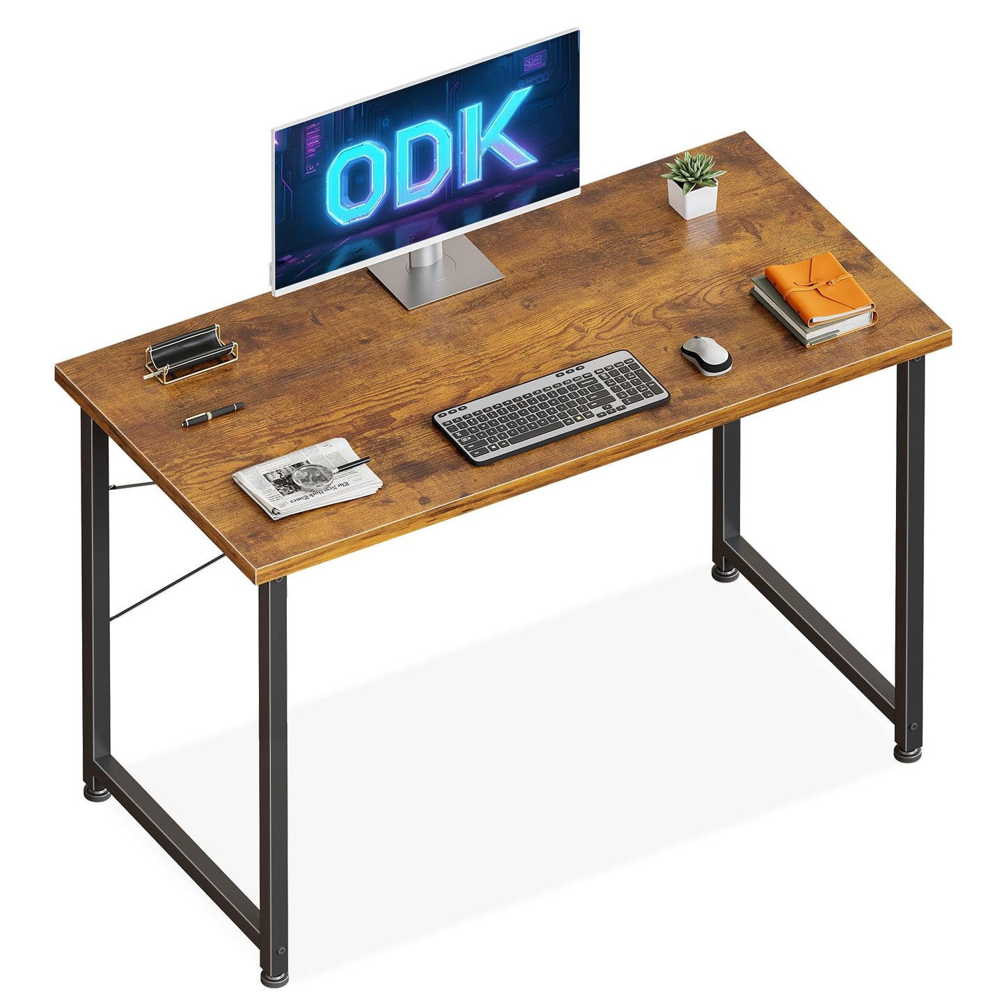 Birou ODK Small Desk 100x48 cm Alb Modern cu Sertar