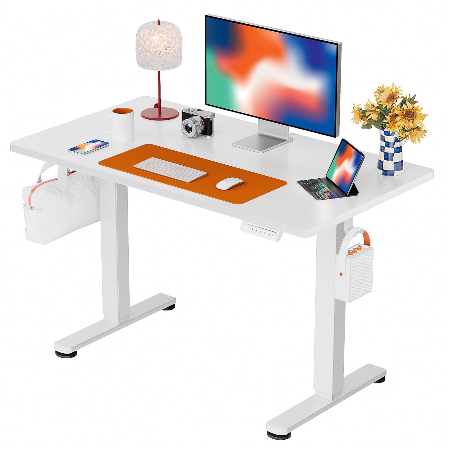 Birou ErGear Height-Adjustable Desk 160x80 cm electric 72-118 cm