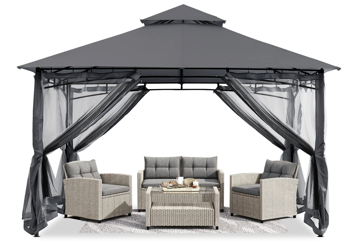 Foisor ABCCANOPY DP Gazebo26 2.5x2.5 m, plasa, impermeabil