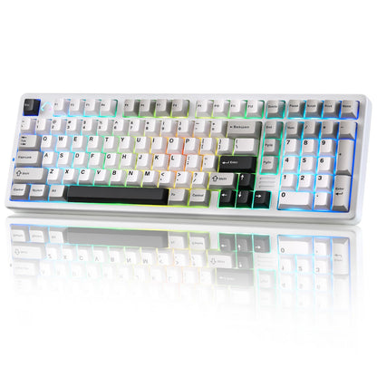 Tastatura mecanica YUNZII AL98 QMKVIA wireless 8000mAh RGB