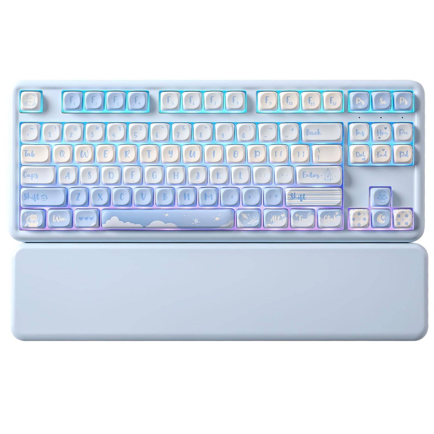 Tastatura mecanica YUNZII B87 Wireless 87 taste RGB hot-swap