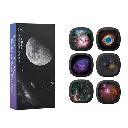Realistic Discs for Ainael Meteor and Galaxy Projector - 5K Ultra HD Slides for Home Planetarium, 6-Disc Set Without Projector (Nebula 1)