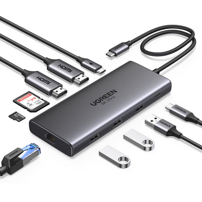 Docking station UGREEN Revodok Pro 10 in 1 2x HDMI 4K 60Hz