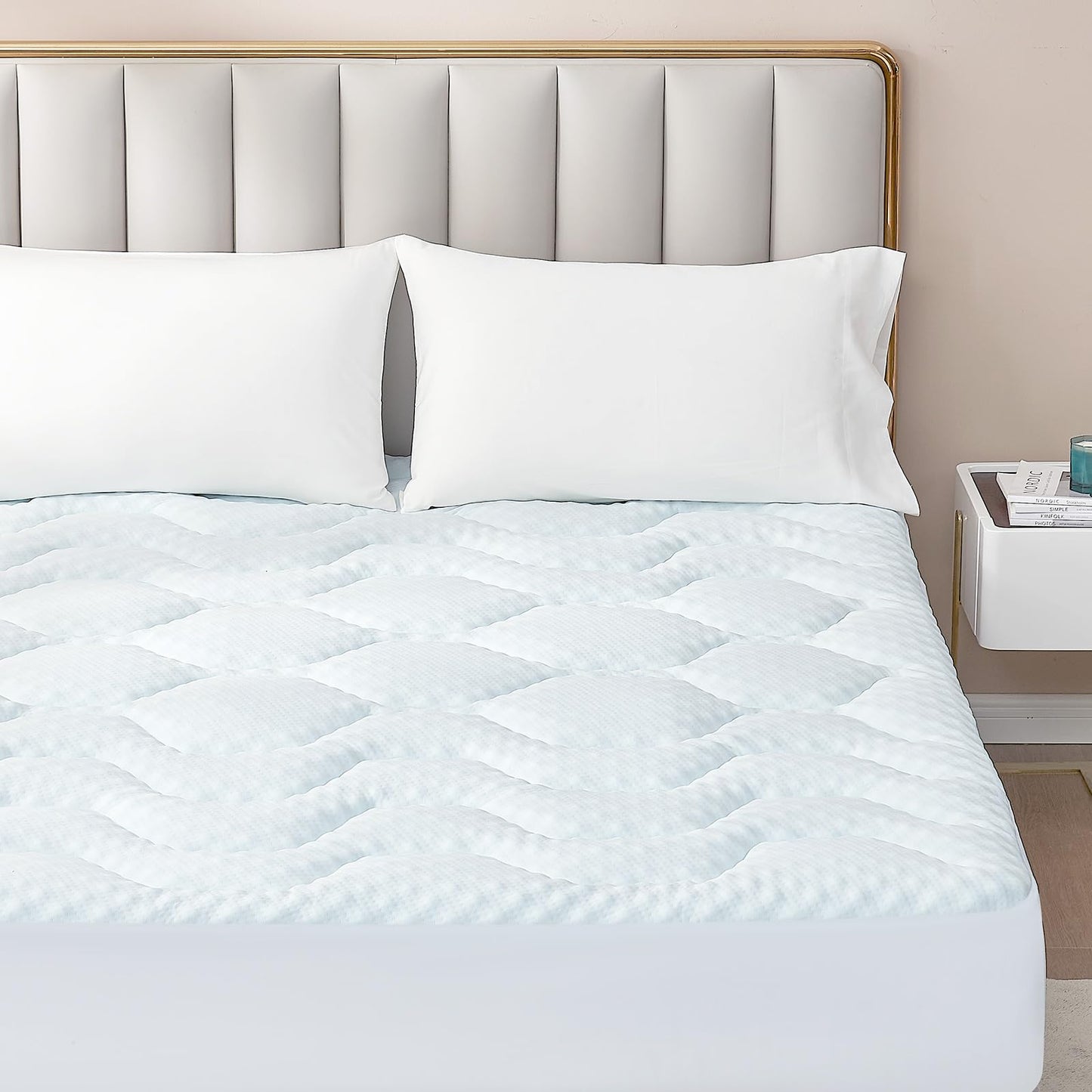 Topper saltea EHEYCIGA Gel 90 x 190 cm memory foam racoritor