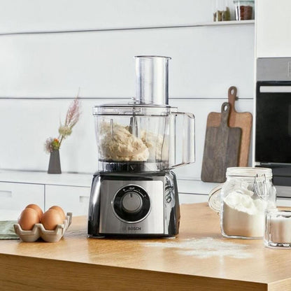 Robot de bucatarie Bosch MultiTalent 3 MCM3501M, 800 W, bol 2,3 L, blender 1 L, negru