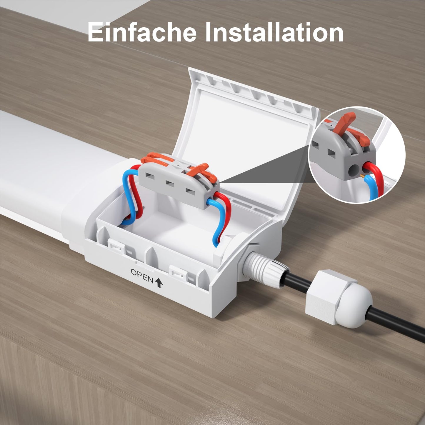 Lampa LED Modlicht Wet Room 150 cm 45W 5000K IP65